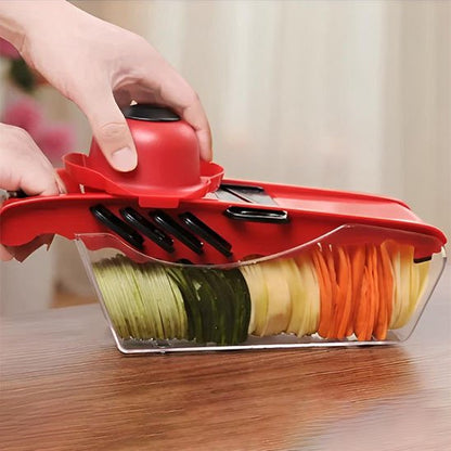 mandoline cuisine professionnelle rouge elegante