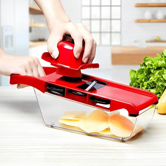 mandoline cuisine professionnelle rouge