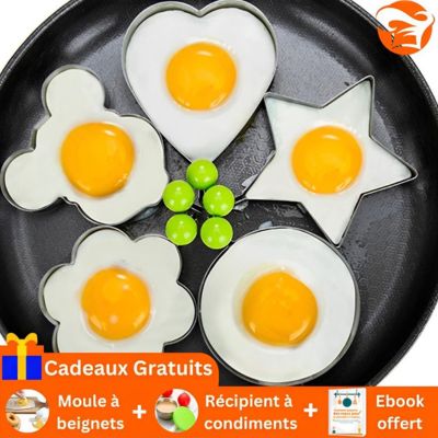 Egg-O-Steel™ | Ensemble de 5 moules à œufs - Caroline Savoie